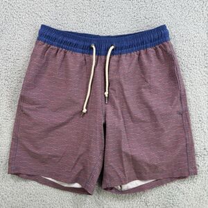 Fair Harbor Shorts Men's S Red Lined Drawstring‎ Athletic Performance